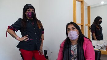 Naomy e Ivana, estilista y