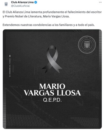 Comunicado de Alianza Lima tras