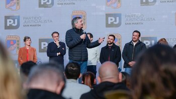 Máximo Kirchner en Hurlingham, este