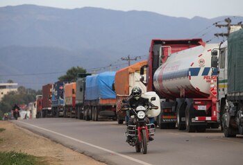 En algunos puntos de bloqueo