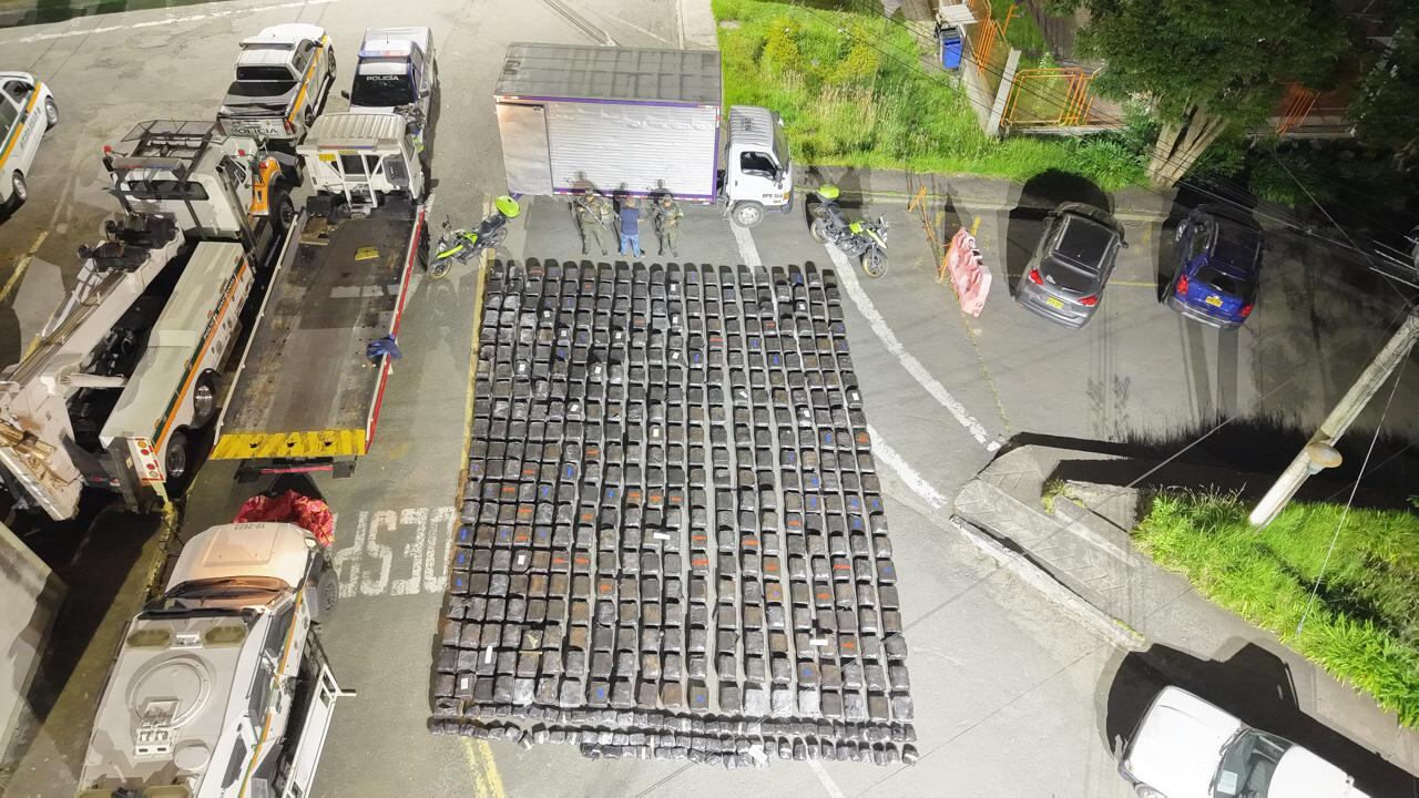 Incautación de marihuana en Nariño - crédito Dirección de Tránsito y Transporte