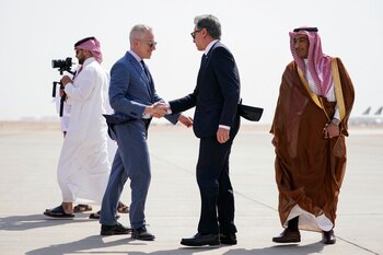 La llegada de Blinken a