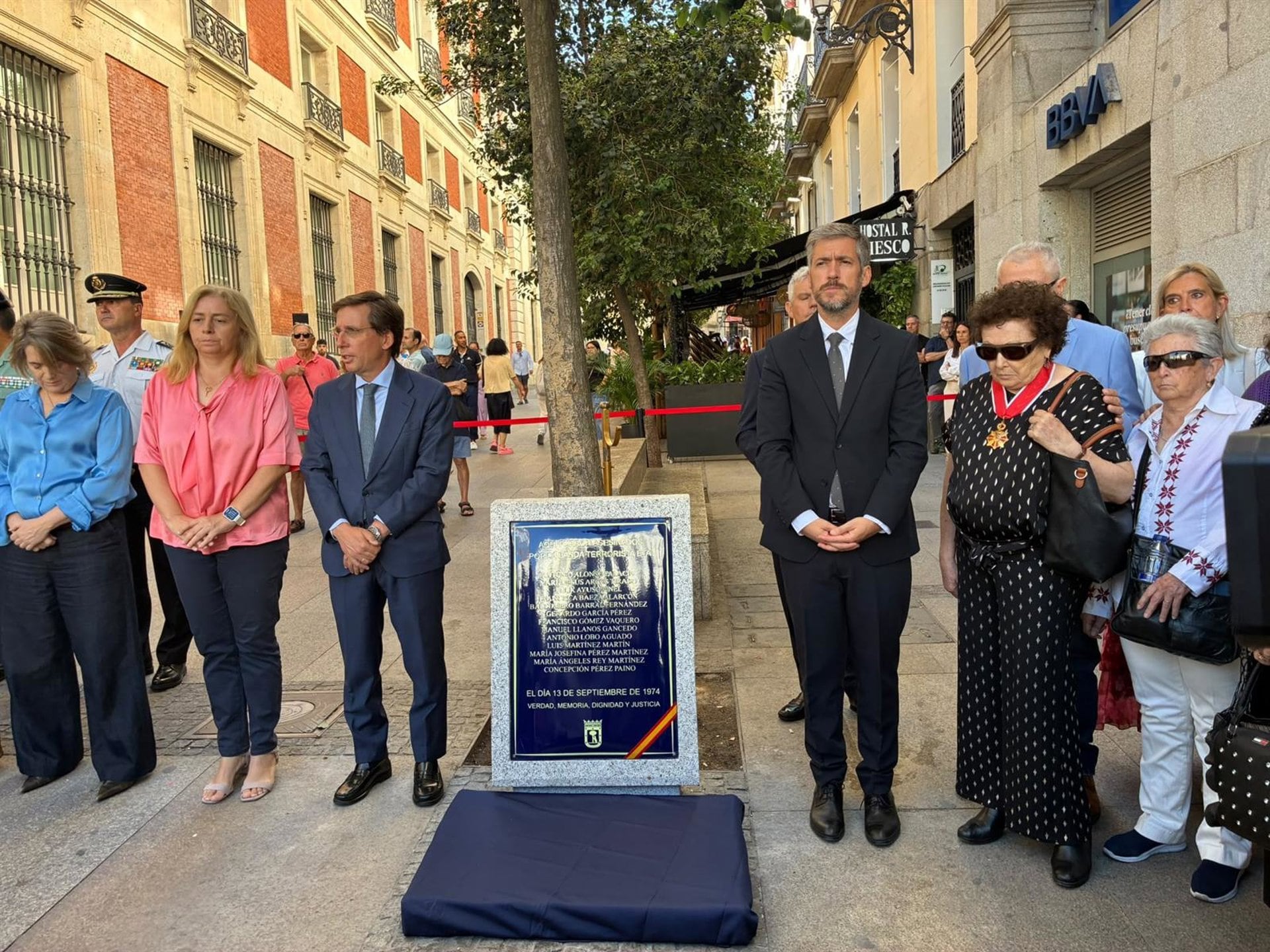 14/09/2026 Placa homenaje a las víctimas de ETA de la calle Correo
POLITICA