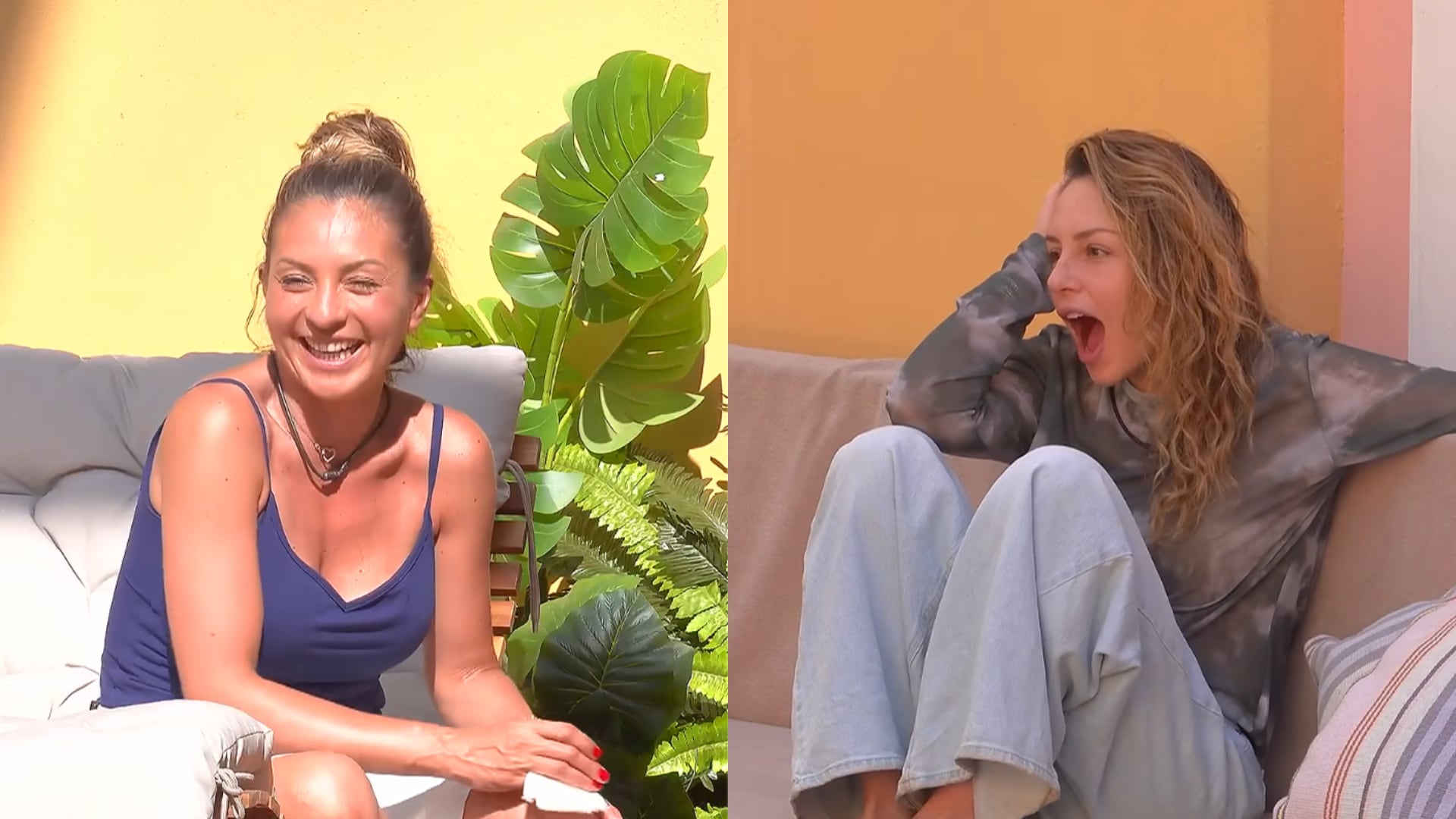 Durante una conversación en el jardín la exintegrante del grupo OV7 compartió aspectos poco conocidos de la relación sentimental que mantuvo con Daniel Bisogno. (Captura de pantalla )