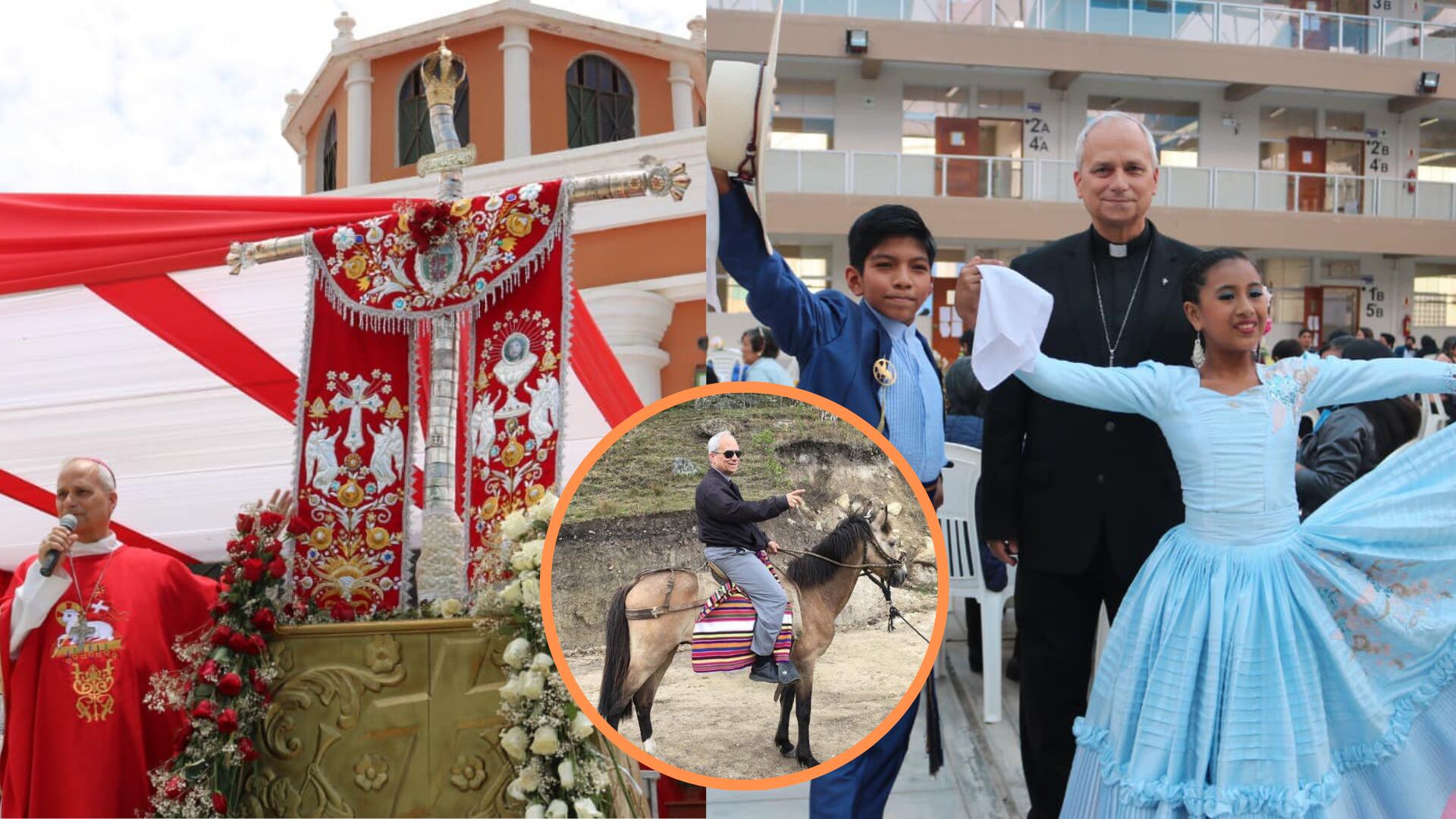 Robert Prevost, antes de ser Papa León XIV, fue un misionero que recorrió las zonas rurales de Piura y Lambayeque sin buscar el foco de atención. Su trabajo se centró en la pastoral directa con las comunidades más marginadas del Perú. (Composición: Infobae / Diócesis de Chiclayo)