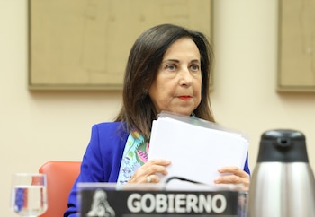 Robles comparece ante la Comisión de Defensa en el Congreso (Marta Fernández / Europa Press)