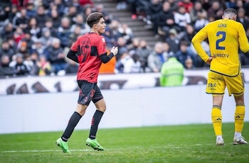 Juan Pablo Goicochea, de 19 años, apareció por primera vez en LPA frente a Boca Juniors. - Crédito: Platense