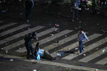 Final Copa Mundial de la FIFA 2026 – Argentina Vs España - Incidentes Obelisco