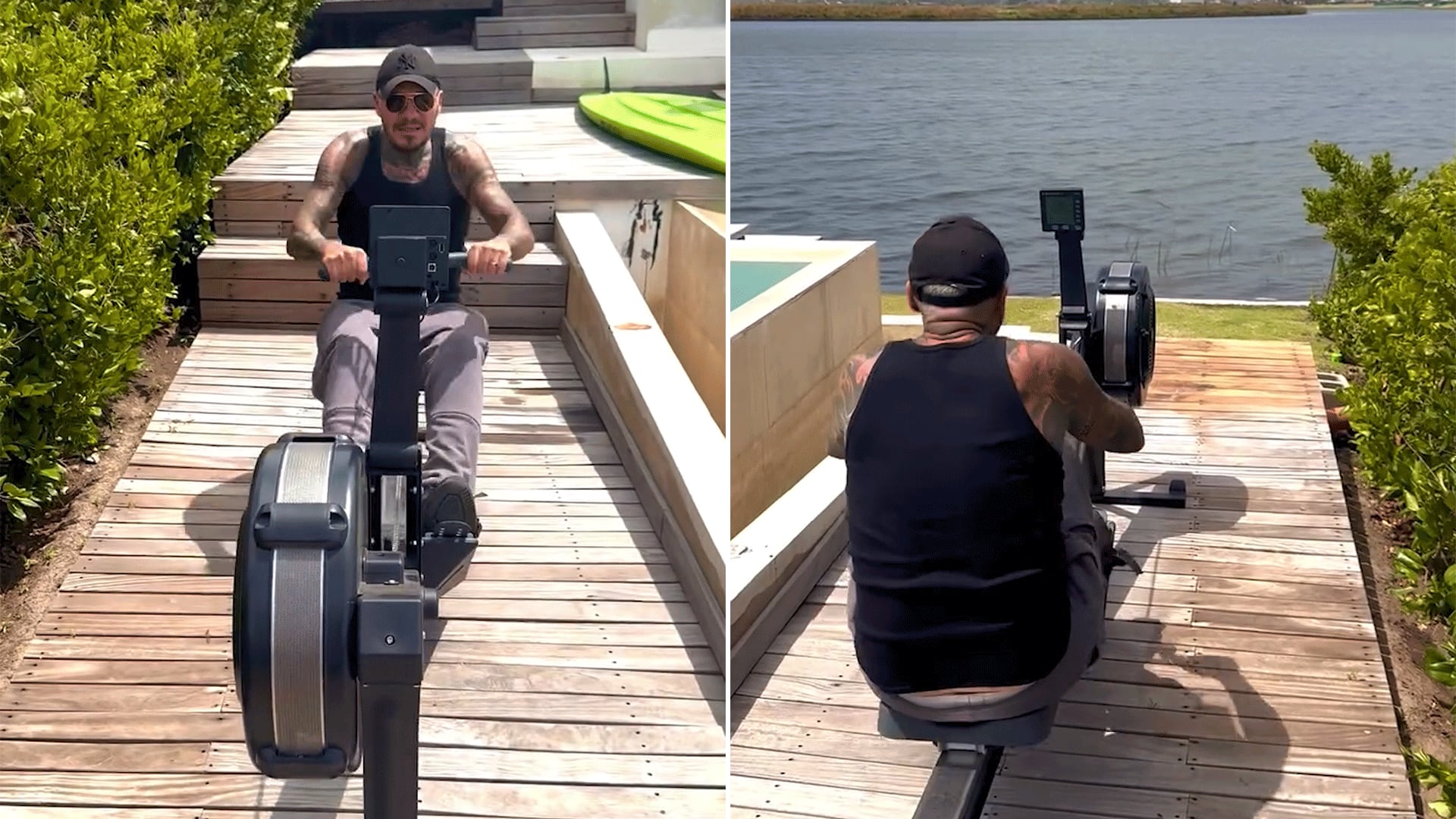 El conductor aprovecha el entorno veraniego de Nordelta para realizar actividades al aire libre y fortalecer vínculos familiares