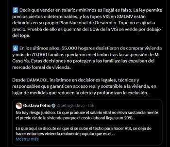 El gremio constructor sostiene que