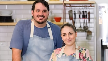 Federico Martínez y Luisa Arias se casaron después de que el primero se coronó en la temporada de arranque de ‘Masterchef’ - crédito @federico_masterchef/Instagram