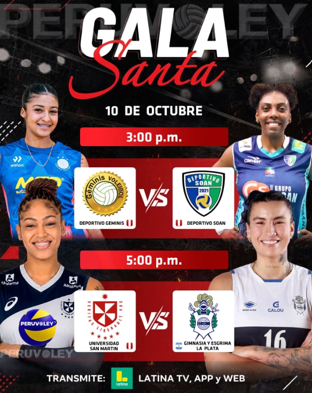 Horarios de la Gala Santa 2026