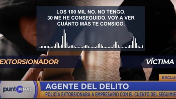 Policía era cabecilla de una