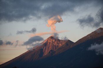 La última erupción fuerte del