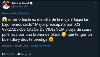 Patricio Parodi y su contundente