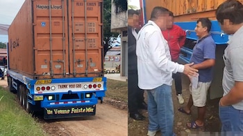 El cargamento fue hallado dentro de un local nocturno donde permanecía almacenado. Composición: Infobae