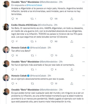 El cruce que Horacio Cabak