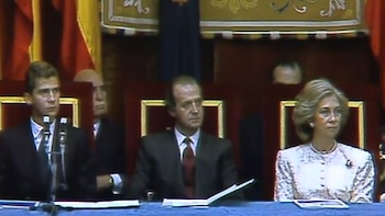 La última vez del rey Juan Carlos en los Premios Príncipe de Asturias: una imagen junto a Felipe que se remonta a 1987