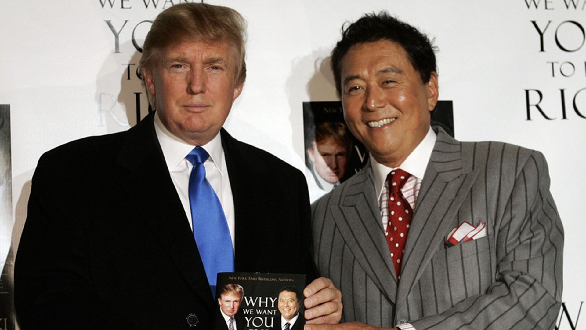 Kiyosaky escribió dos libros con Donald Trump, con quien mantiene una gran relación