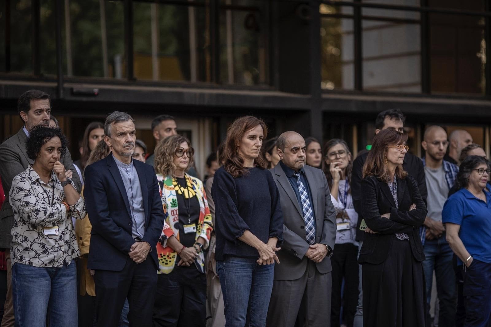 El Ministerio Sanidad guarda un minuto de silencio por las víctimas del accidente ferroviario en Toledo
