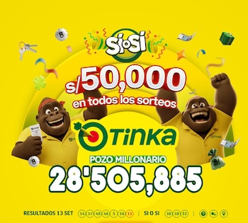 La Tinka: estos son los números ganadores del domingo 13 de setiembre. Captura: América TV.