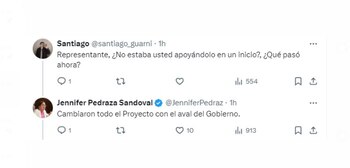 Jennifer Pedraza señaló la razón por la que ya no apoya la ley estatutaria a la educación - crédito @JenniferPedraz/X