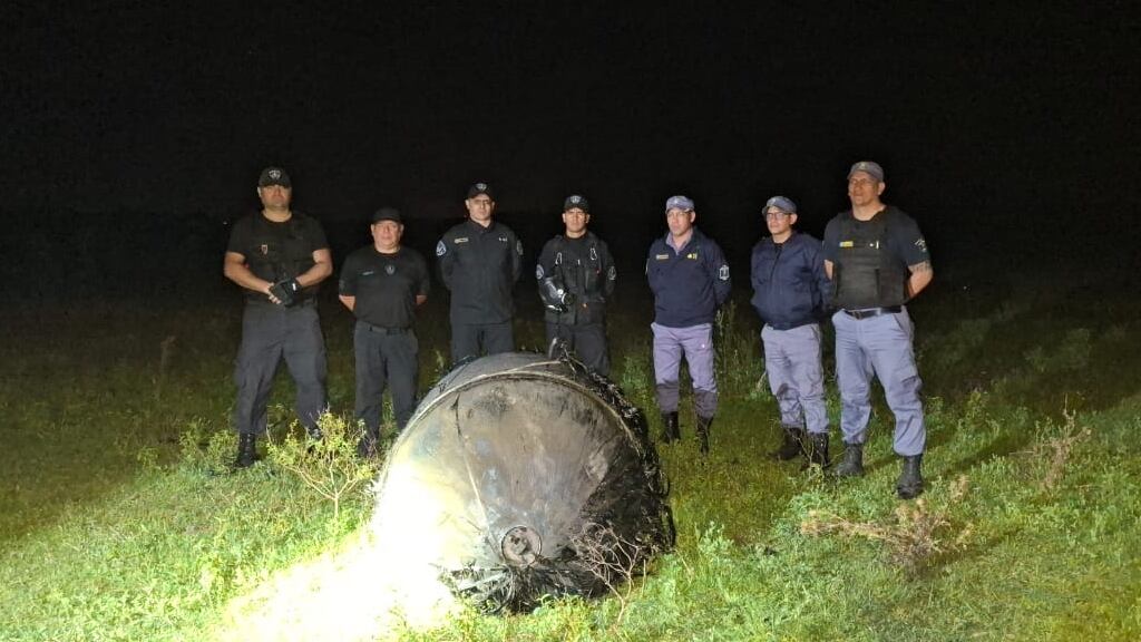 Un objeto metálico cayó en un campo de Chaco