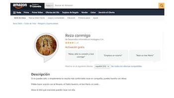Los usuarios deben instalar la skill para rezar con Alexa. (Amazon)