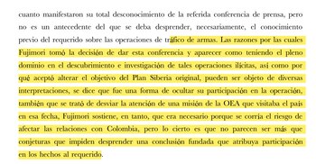 Resolución que amplía la extradición de Alberto Fujimori por 5 casos