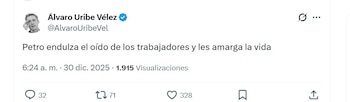 Uribe madrugó y como hace