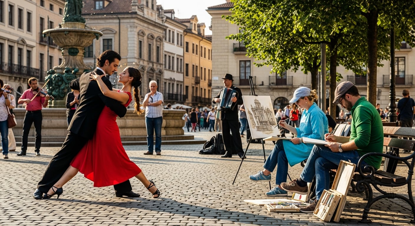 Actividades creativas como bailar tango, pintar, tocar instrumentos musicales o jugar videojuegos pueden retrasar el envejecimiento cerebral (Imagen Ilustrativa Infobae)