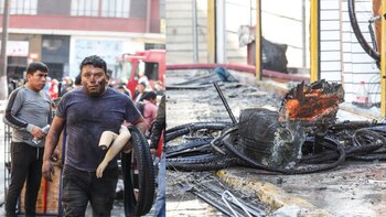 Incendio registrado en La Victoria