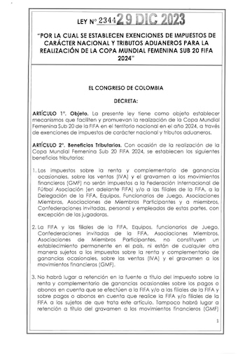 El presidente Gustavo Petro sancionó