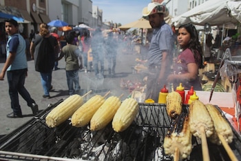 Esquites, elotes, alimentos,