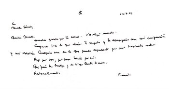 El Papa respondió a Marcela