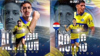 Alexis Rodas y Matías Almirón,