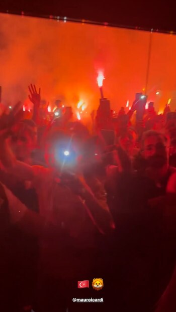 La emoción de Wanda Nara