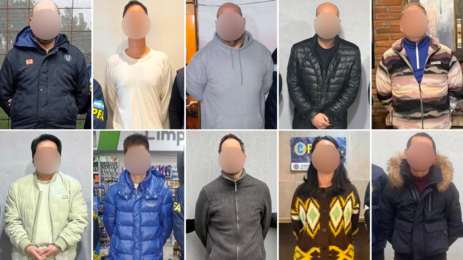 Diez de los once detenidos en la causa