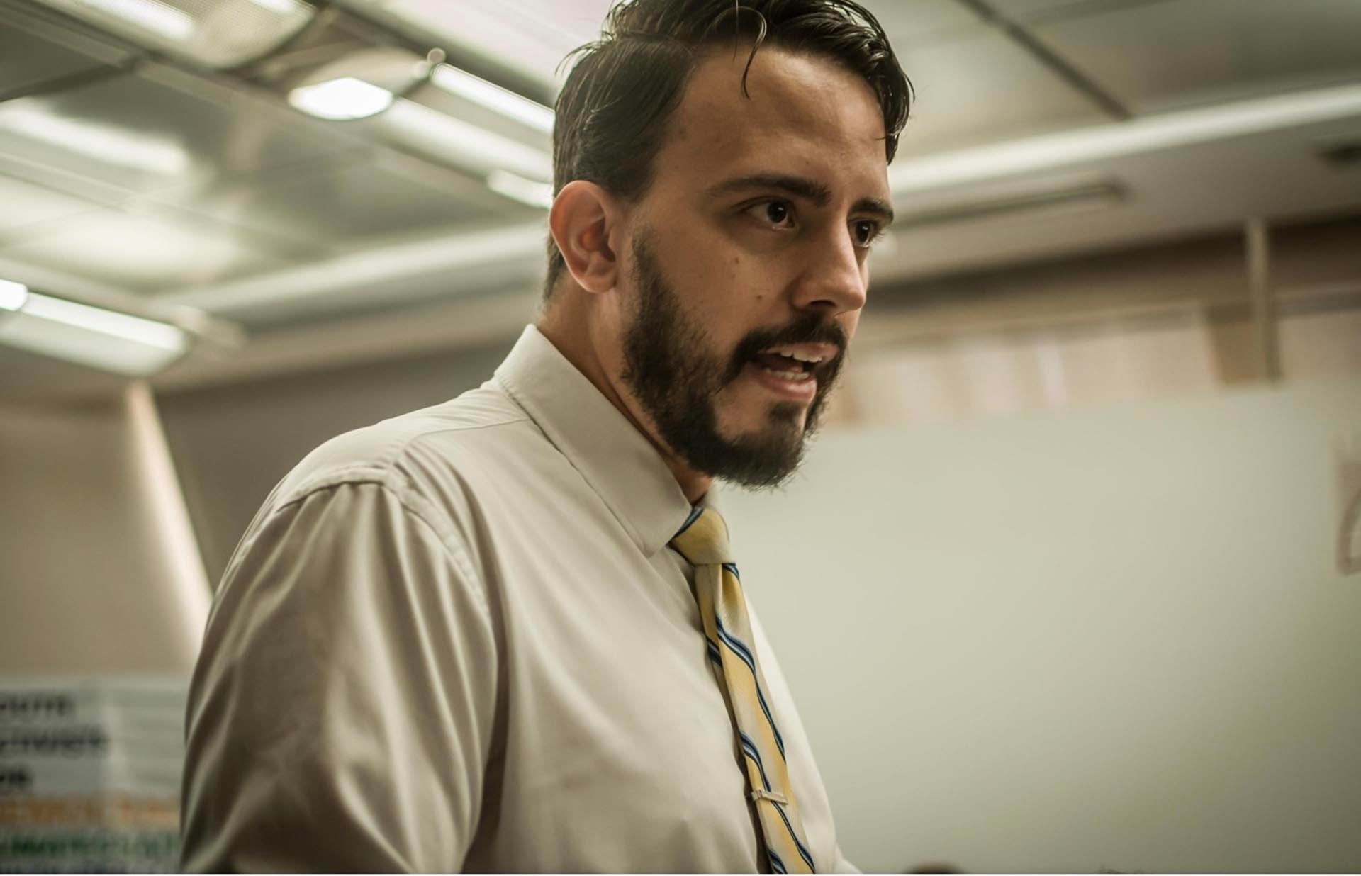 Cristofer Correia, dirigente del partido Voluntad Popular, contra cuya familia hubo actos de vigilancia