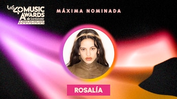 22/10/2026 Rosalía cuenta con 6 nominaciones en la categoría España más otra en la categoría Internacional
CATALUÑA ESPAÑA EUROPA BARCELONA CULTURA
LOS40 MUSIC AWARDS SANTANDER 2026