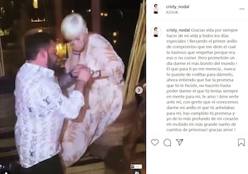 Cristy recibió su tercer anillo