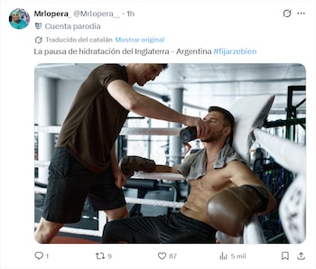 Meme Inglaterra - Argentina