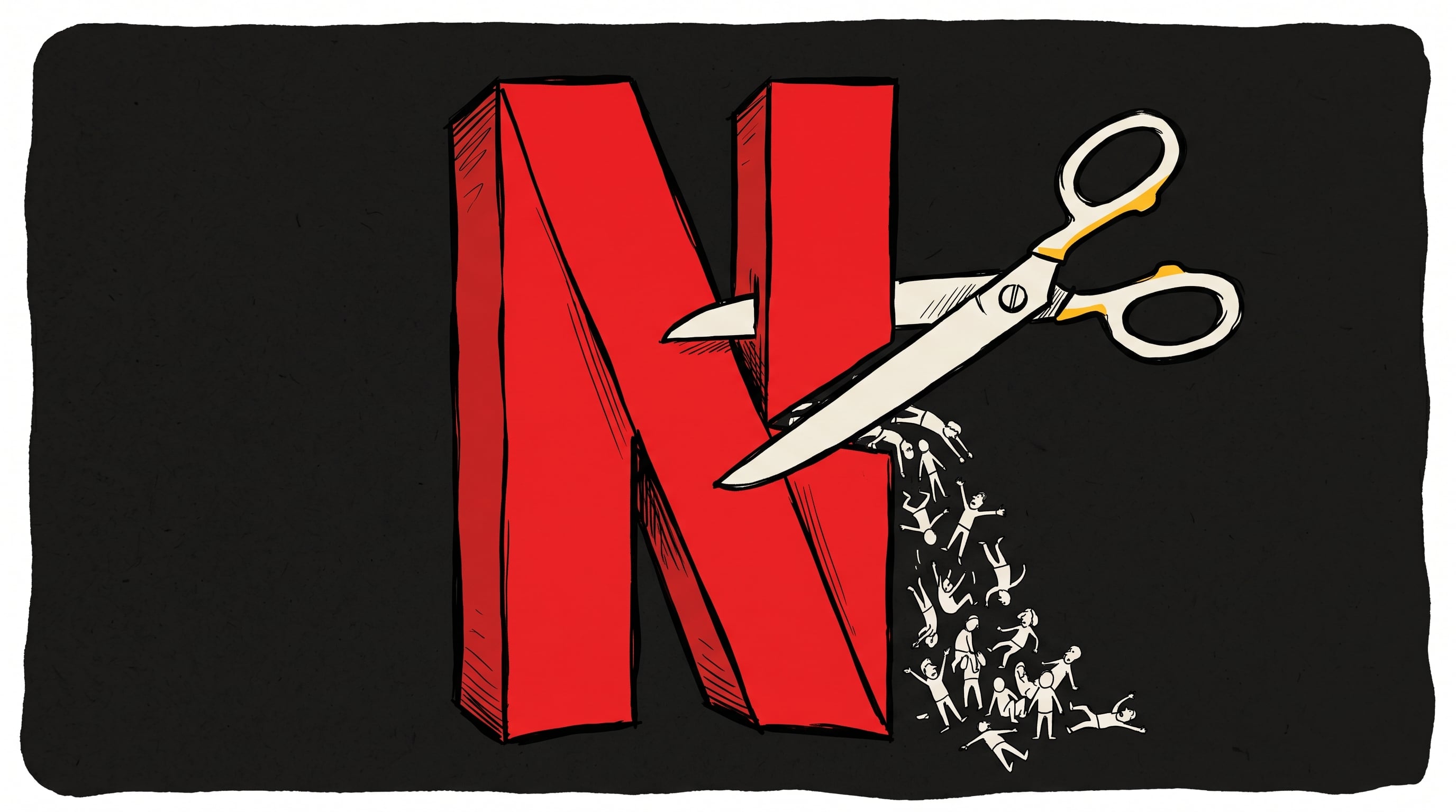 Netflix despidió a cerca de 1.000 empleados en todo el mundo, lo que representa el 6% de su plantilla (Imagen Ilustrativa Infobae)