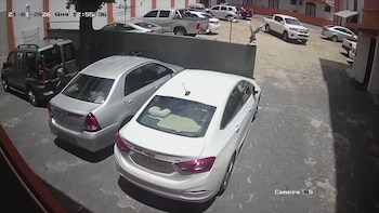 Las cámaras de seguridad tomaron