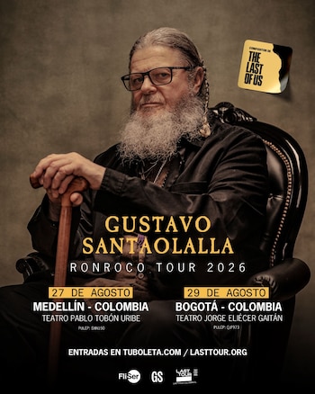 Santaolalla regresa a Colombia por primera vez en cuatro años - crédito Last Tour América/Instagram