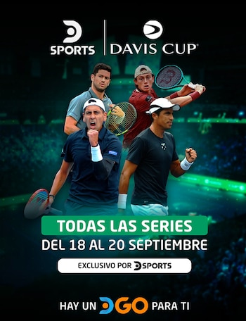 DSports y DGO transmitirán la serie entre Perú y Paraguay por Copa Davis.