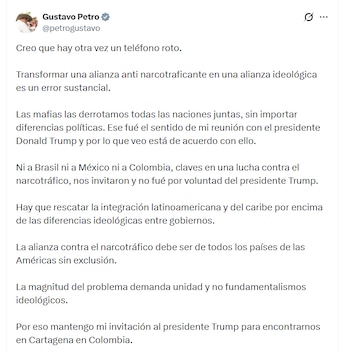 El presidente Gustavo Petro echó