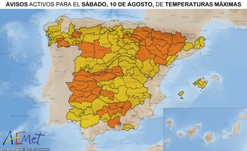 Altas temperaturas este fin de