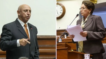 Congresistas José Cueto y Gladys