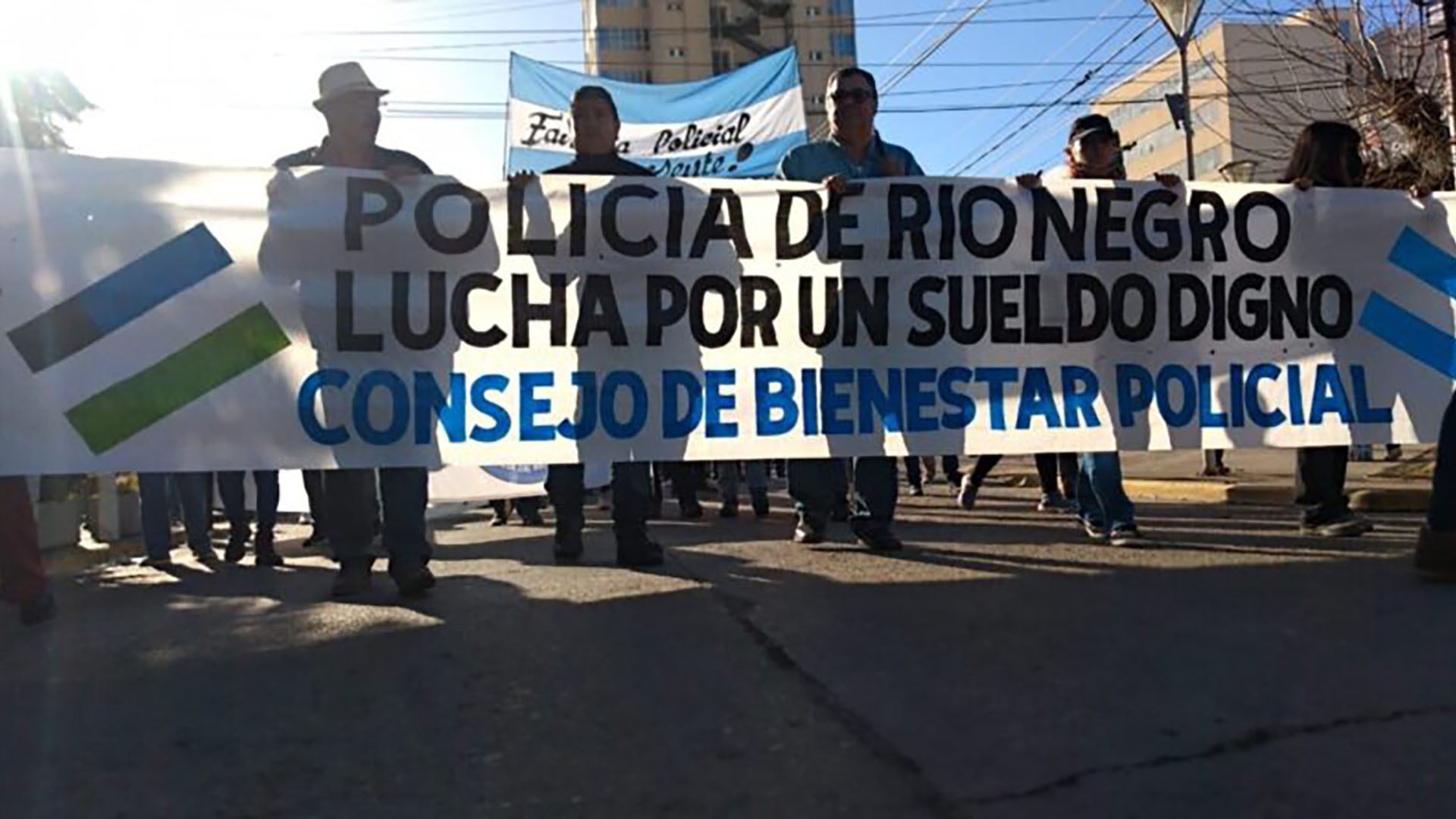 Protestas Policía de Río Negro